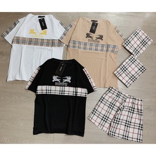 BỘ ĐÙI KẺ PHA BURBERRY < KÈM ẢNH THÂT>