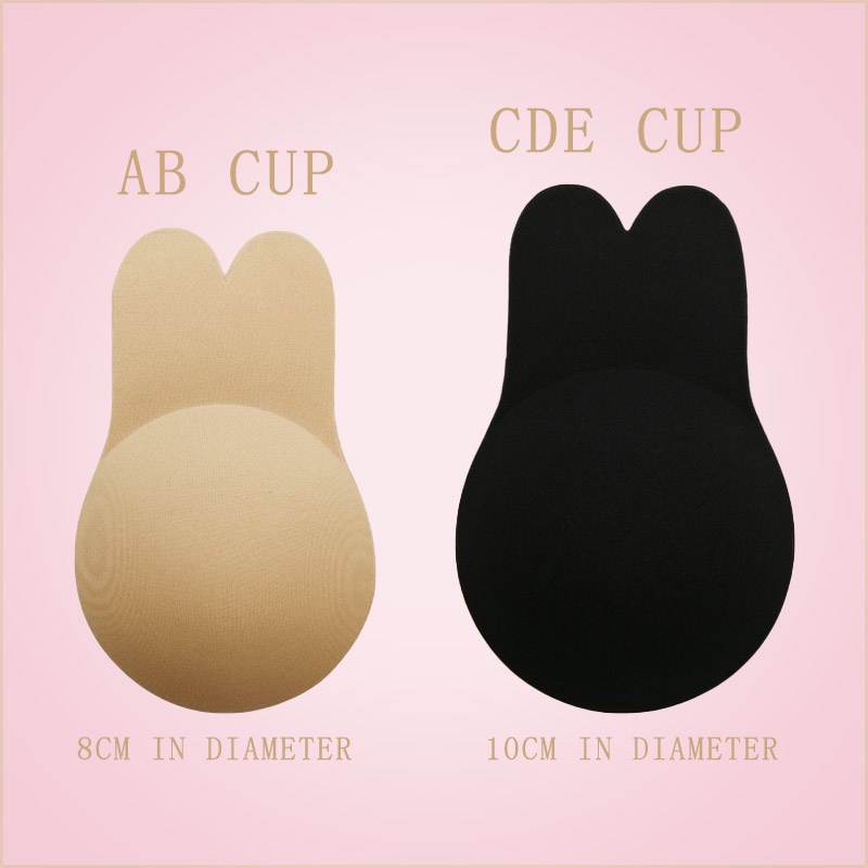 Miếng dán ngực vô hình thoáng khí hình tai thỏ dễ thương cho nữ