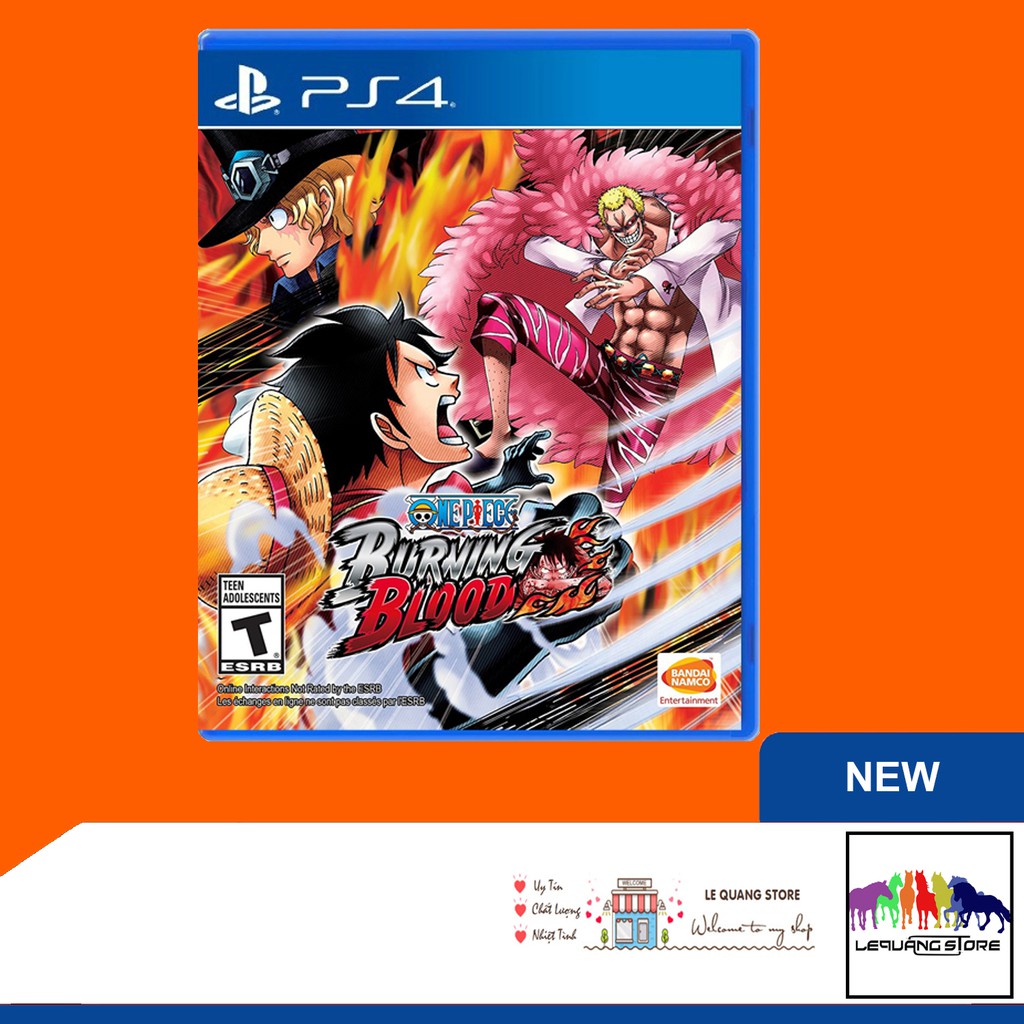 Đĩa game PS4: One Piece: Burning Blood