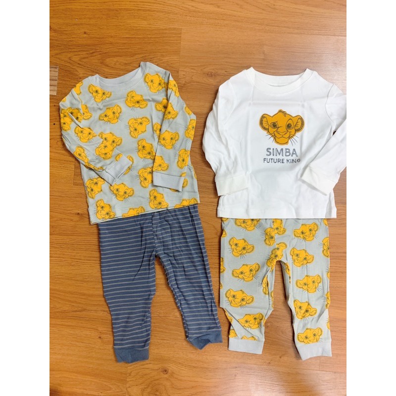 set 2 bộ pijama bé trai george auth size 9m-3y