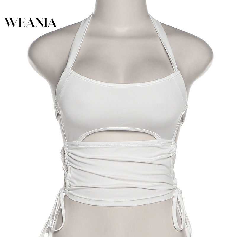 Áo Tank Top Hở Lưng Cột Dây Trẻ Trung Quyến Rũ Dành Cho Nữ