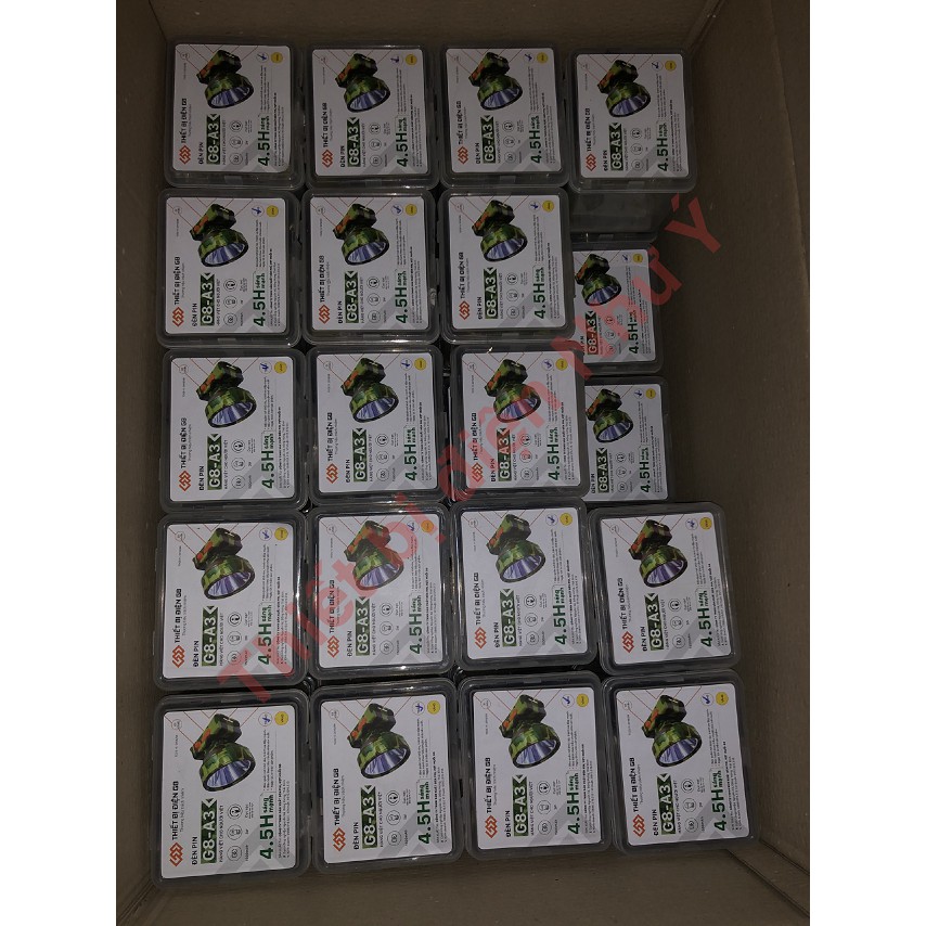 Đèn Pin Đội Đầu Siêu Sáng A3 Pin Sạc  -