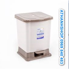 THÙNG ĐỰNG RÁC NHỰA BẬT CHÂN CÓ NẮP ĐẬY DUY TÂN 4 CỠ: NHÍ, NHỎ, TRUNG, ĐẠI