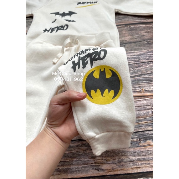 Bộ nỉ Prinmark Batman dư xịn bé trai