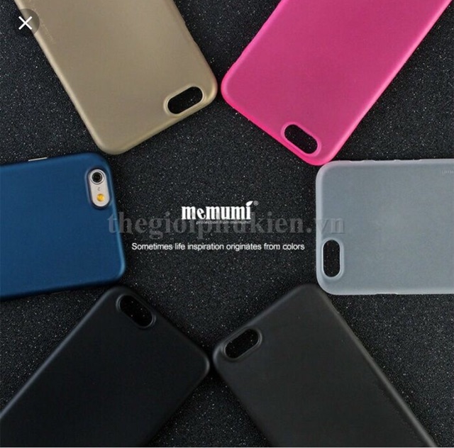 Ốp lưng nhám siêu mỏng cho IPhone 7 Plus / 8 Plus hiệu Memumi chính hãng