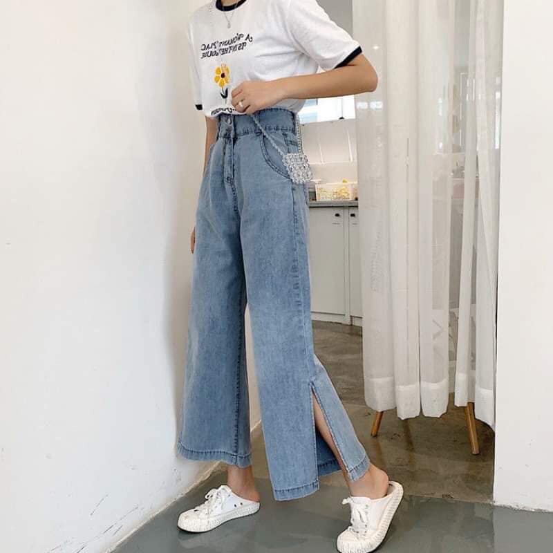 QUẦN JEAN ỐNG SUÔNG HOT HIT