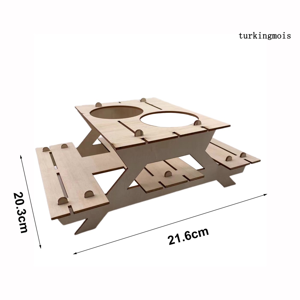 Giá đỡ chai bia bằng gỗ 3D đa năng tiện dụng cho dã ngoại