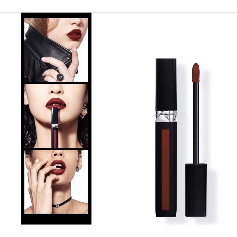 Son kem Dior Rouge Liquid 828 DRESSED TO MATTE