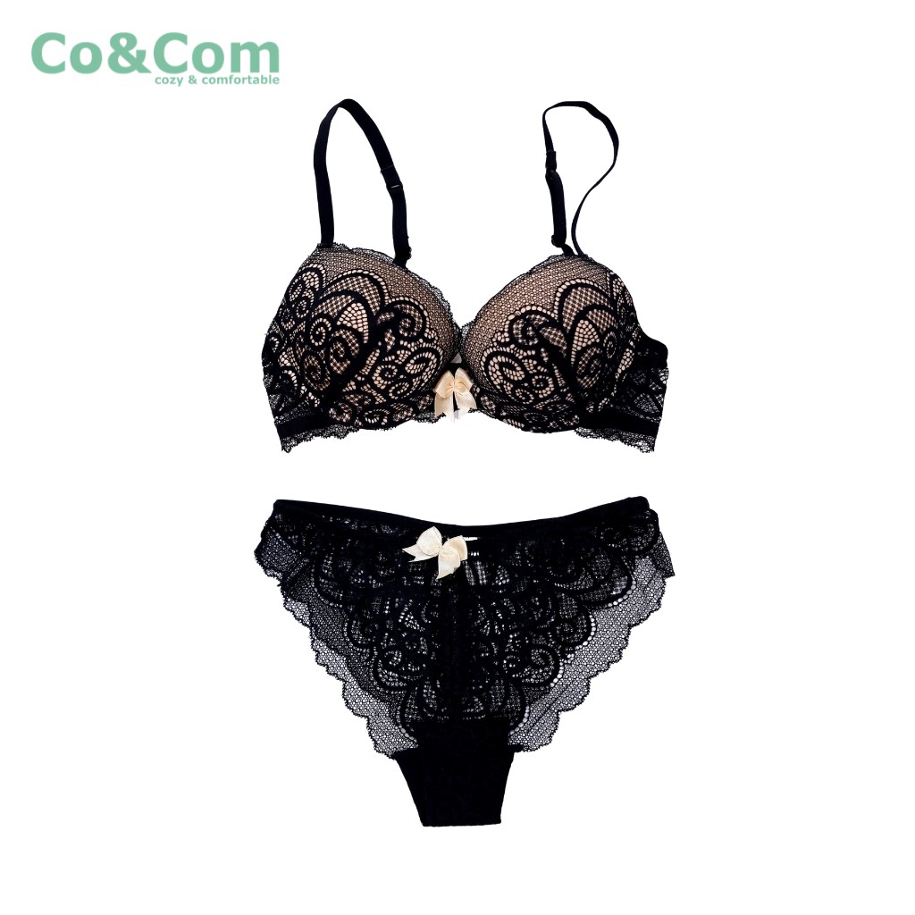 Bộ Đồ Lót Nữ Cao Cấp Co&Com Nâng Ngực, Ren Quyến Rũ, Màu Sắc Trang Nhã - BAN806 | BigBuy360 - bigbuy360.vn