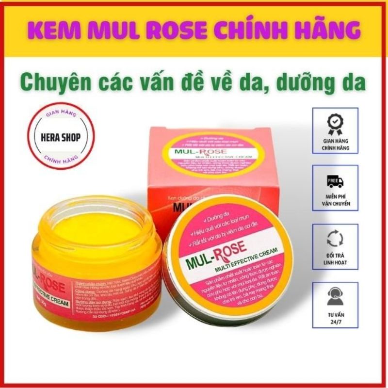 Kem Đa Năng Mul Rose 30g (Chính Hãng)❤Tặng Kèm Serum Của Hãng