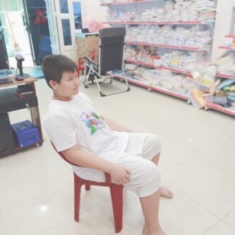Quần ngắn cotton trắng cho bé sơ sinh tới 30kg-quần big size cho bé lớn (loại 1)