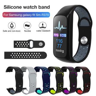 Dây Đeo Thay Thế Chất Liệu Silicon Thiết Kế Nhiều Lỗ Thời Trang Cho Samsung Galaxy Fit Sm-R370