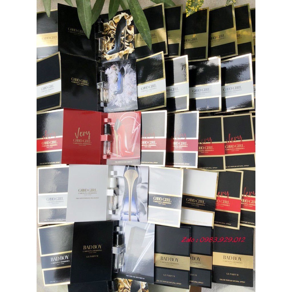 Mẫu thử Nước Hoa Vial Carolina Herrera Good Girl