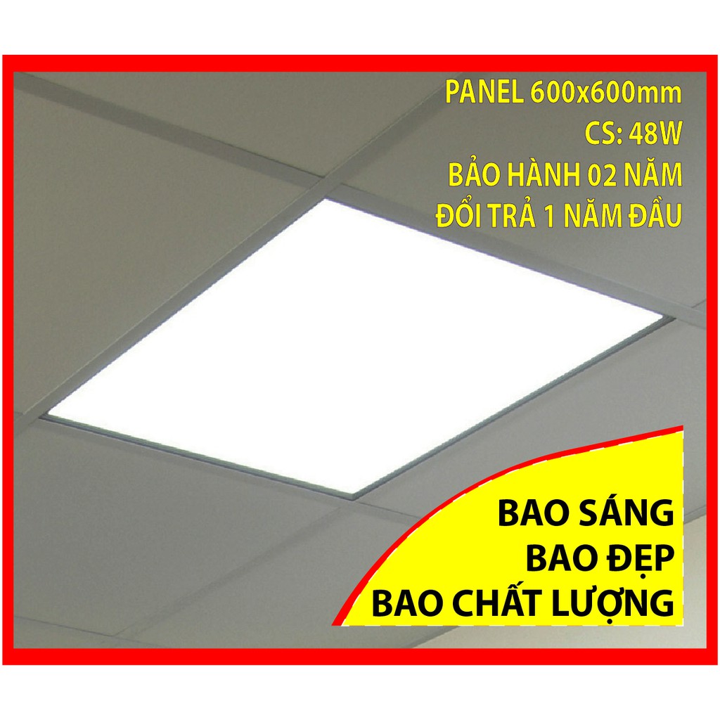 ĐÈN ÂM TRẦN PANEL 600X600 - 48W LOẠI CAO CẤP KHAPHACO