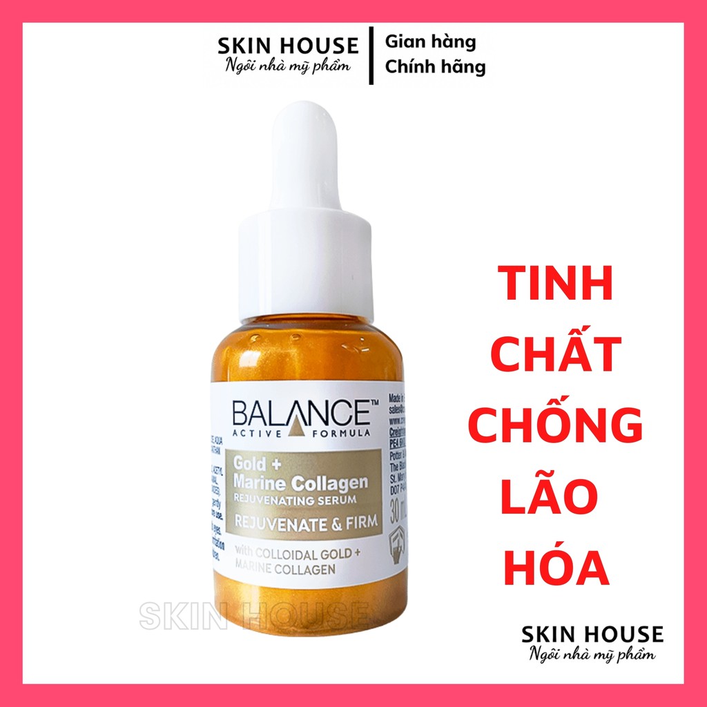 Tinh chất Balance Gold Marine Collagen - Serum Balance Gold Marine Collagen Dưỡng Căng Bóng Da, Ngừa Lão Hóa 30ml