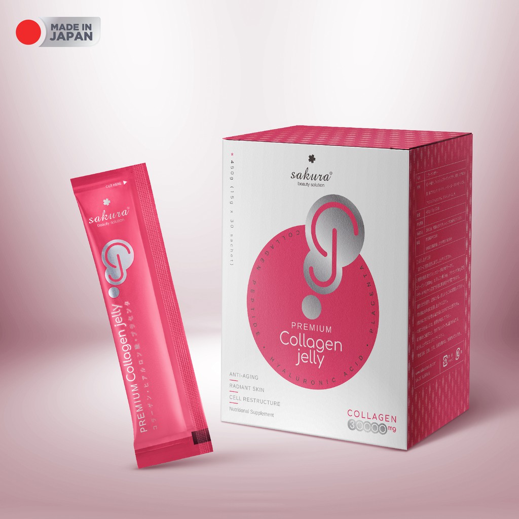 [CHÍNH HÃNG] Collagen Jelly Sáng Da, Chống Lão Hoá-Sakura Premium Collagen Jelly