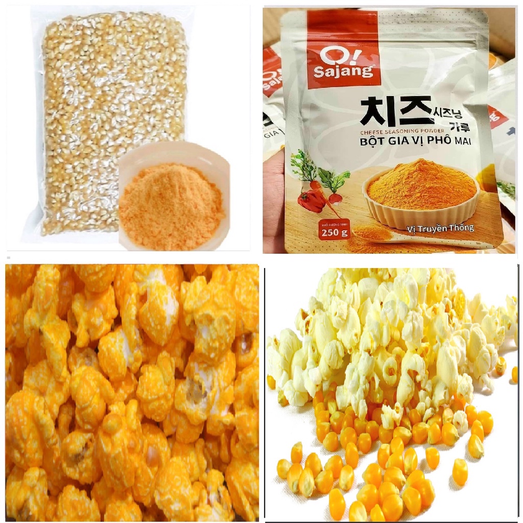 ĂN VẶT CHO BÉ (COMBO NGÔ LÀM BẮP NỔ + BỘT PHÔ MAI)