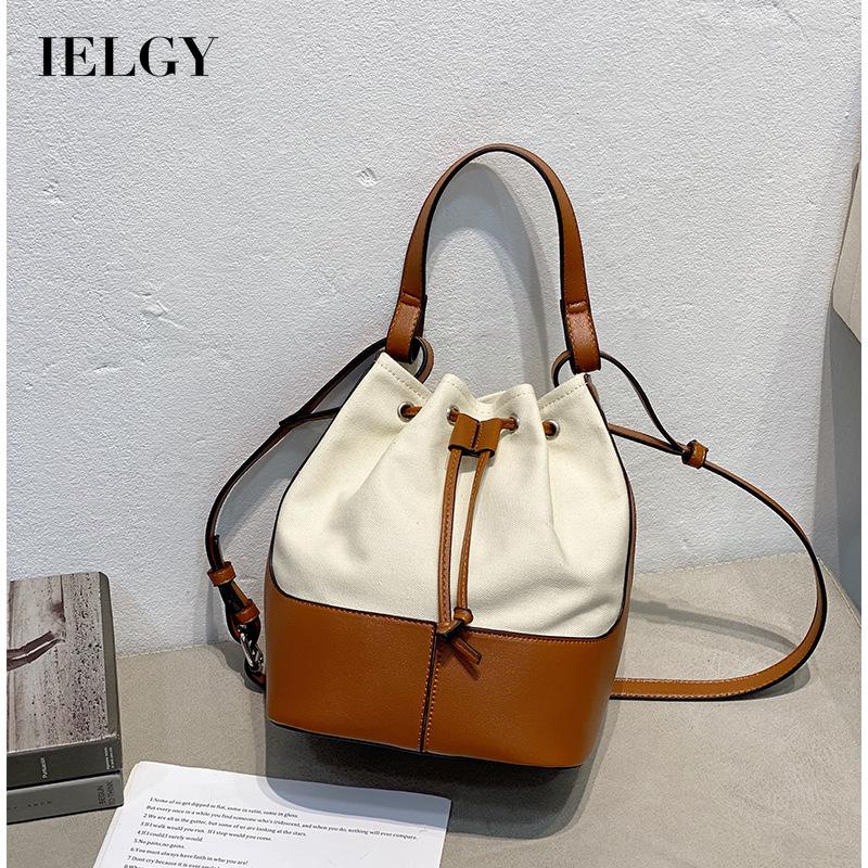 Túi xô IELGY đeo chéo vai phong cách thành thị Hàn Quốc đơn giản cho nữ