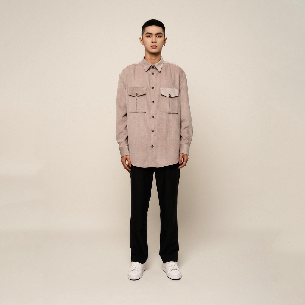 Áo Sơ Mi Dài Tay Cổ Đức Nam Nhung Tăm UNICUS Pierre Shirt | BigBuy360 - bigbuy360.vn