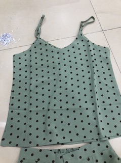 Set hai dây chấm bi ullzzang (ảnh thật ở sau)