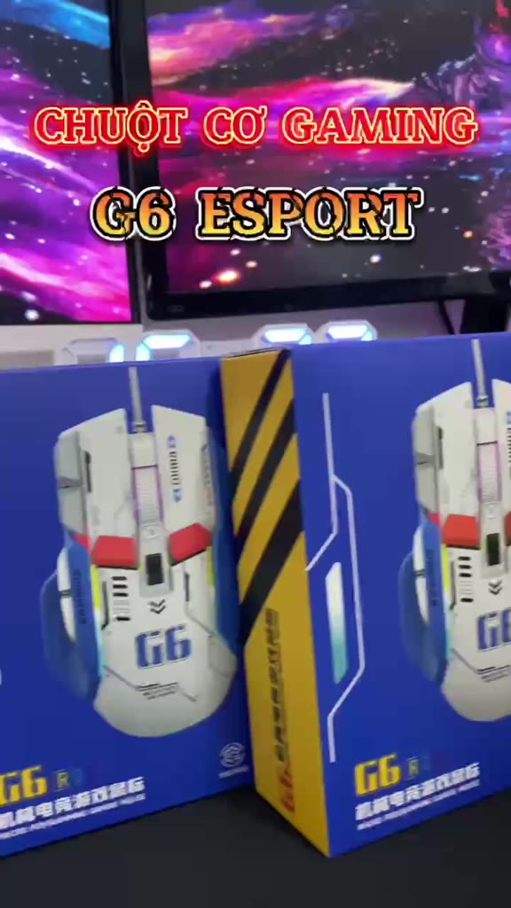 Chuột Cơ Chơi Game Máy Tính Có Dây G6 ESPORT GAMING Led Rgb 13 Chế Độ Thiết Kế Công Thái Học | BigBuy360 - bigbuy360.vn