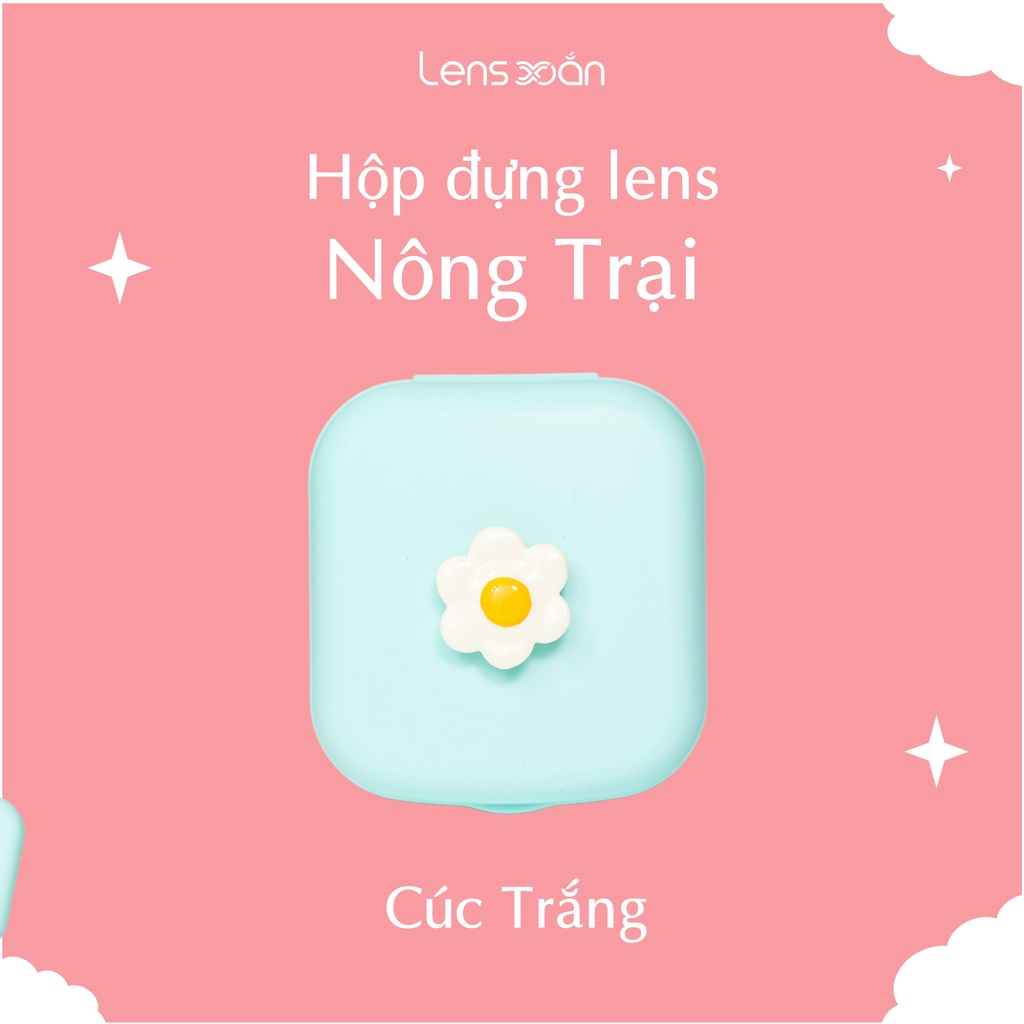 HỘP ĐỰNG KÍNH ÁP TRÒNG / LENS NÔNG TRẠI  ( Bao gồm: que đeo lens,gắp lens, lọ chiết ngâm, khay đựng, gương) | Lens Xoắn