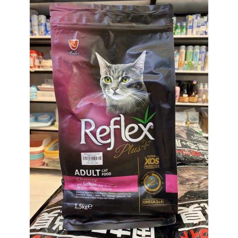 ⭐️[Dành cho mèo kén ăn]⭐️ Hạt Reflex Plus Choosy vị Cá hồi 1.5kg
