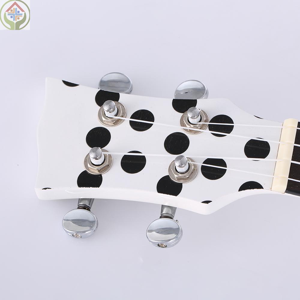 Guitar String Tuning Pegs Tuning Machines Sealed Machine Heads Grover Tuners Tuning Keys Oval Button 6 Left for Electric Guitar or Acoustic Guitar Chrome Gold