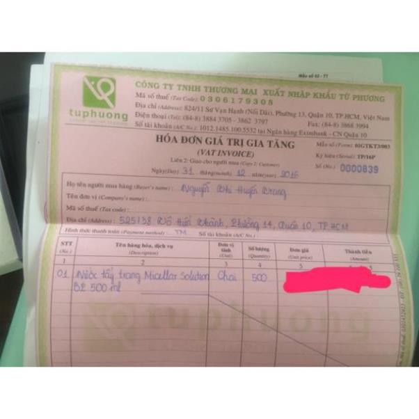 NƯỚC TẨY TRANG MICELLAIRE BYPHASSE ( hàng cty ) | BigBuy360 - bigbuy360.vn