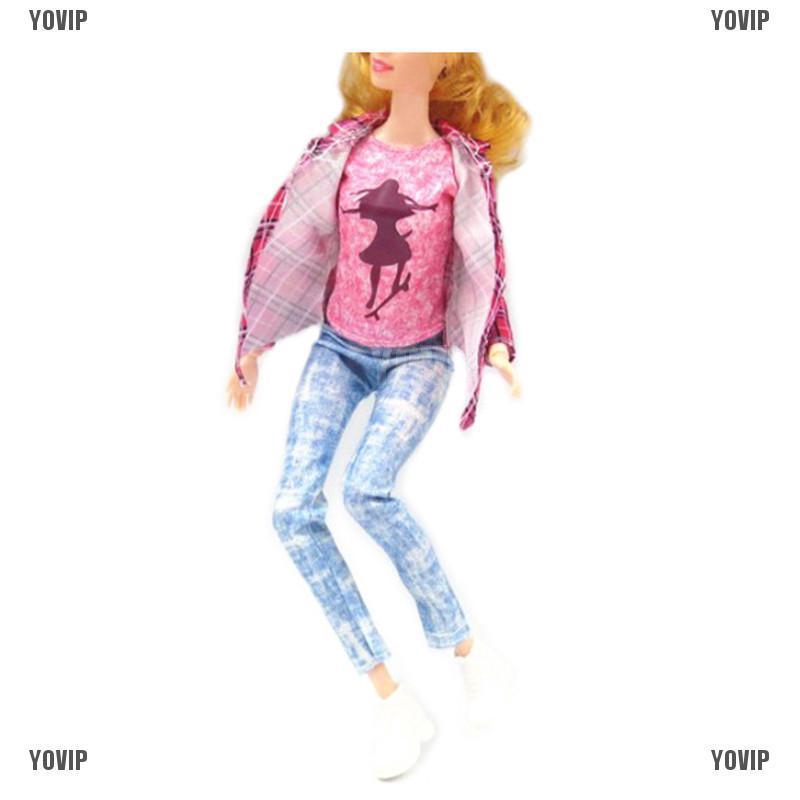 YOVIP Set quần áo thời trang cho búp bê Barbie