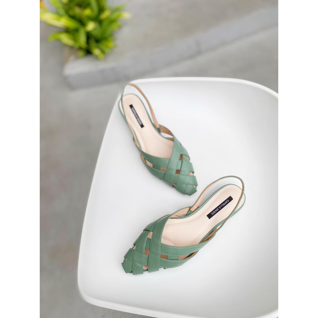 [Mã SKAMA06 giảm 8% tối đa 50K đơn 250K] [SANDAL] BUSY - GIÀY RỌ BÍT MŨI - THENYSMILE