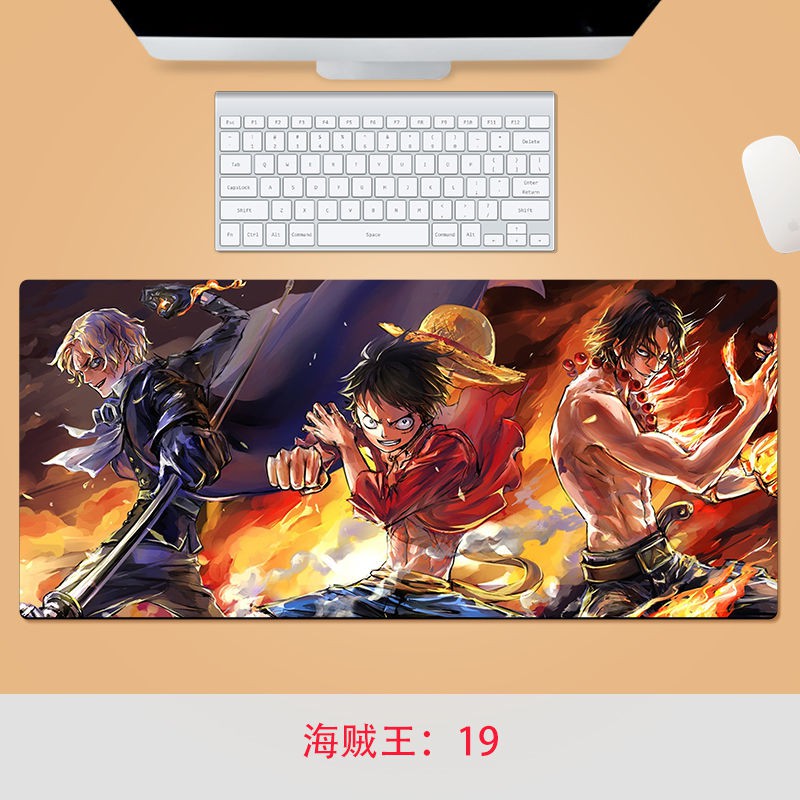 Tấm lót bàn phím size lớn sáng tạo hoạ tiết hoạt hình Anime One Piece theo yêu cầu cá nhân