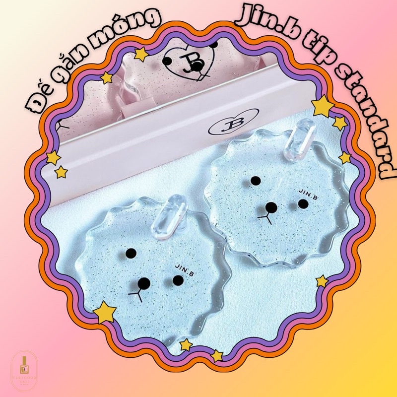 Jin.b nail - Jin B tip standart Đế gắn móng tip vẽ nail
