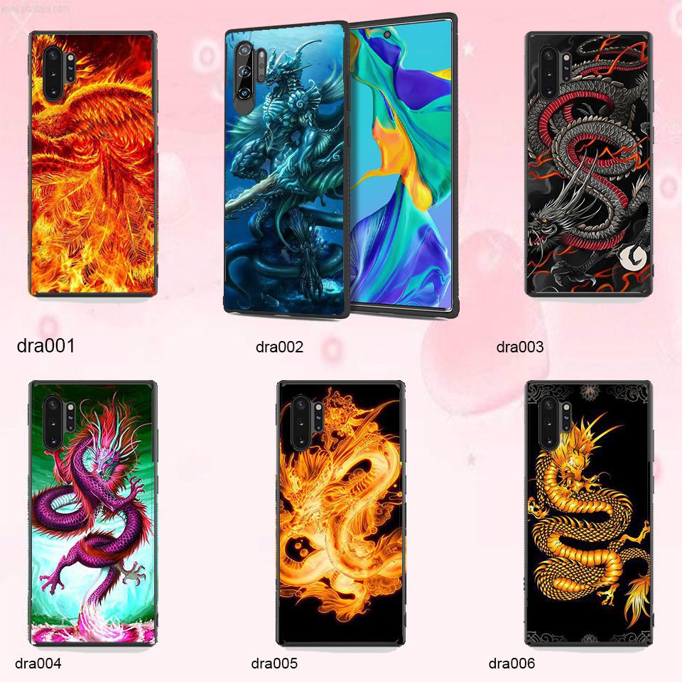 Ốp dẻo Samsung Note 10, 10 Plus hình Rồng Dragon