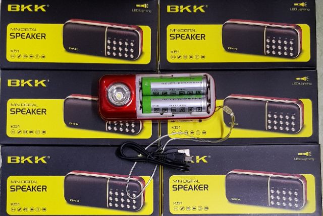 MÁY NGHE NHẠC THẺ NHỚ USB RADIO BKK-K51