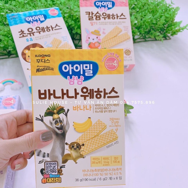 Bánh xốp ildong 9m+ Hàn Quốc