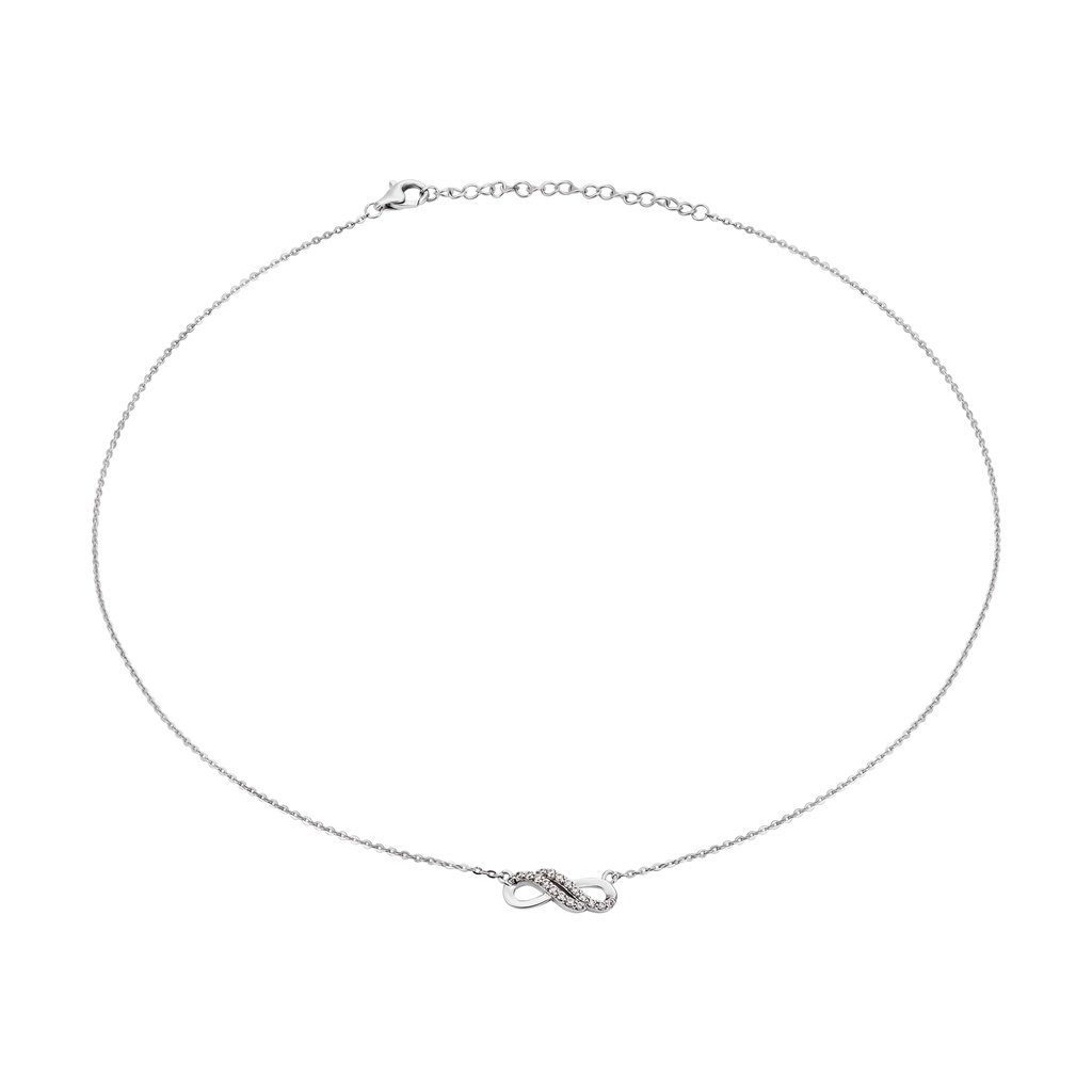 Dây cổ bạc đính đá CZ PNJSilver My Feeling XMXMK000066