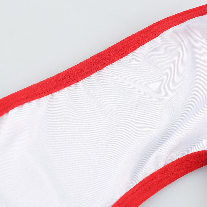 Quần Đôi Nam Nữ Sexy Trắng Phối Đỏ | BigBuy360 - bigbuy360.vn