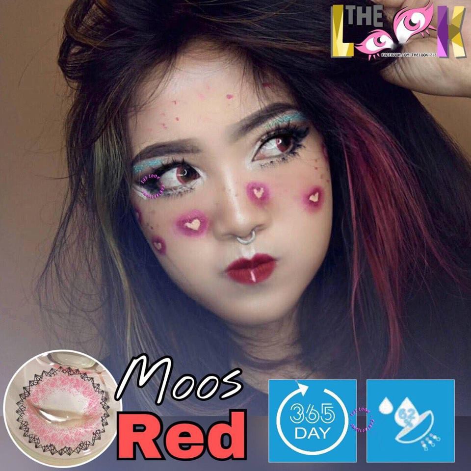 Lens Kính Sát Tròng Moos Red