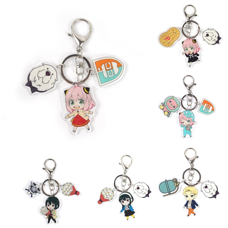 Móc Khóa Nhựa Acrylic Hình Nhân Vật Yor Loid Anya Yor Trong Phim SPY×FAMILY