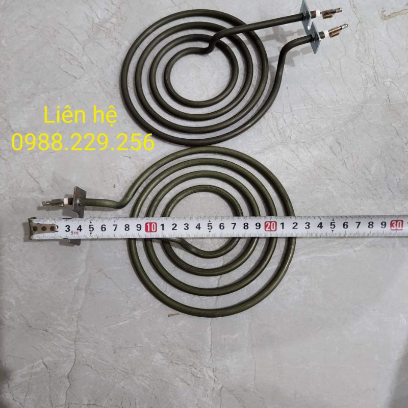 Thanh nhiệt nồi chiên không dầu 16cm 240V- 1800W/ 15cm 220V-1500W/ 17cm 220V-1700W chân thẳng