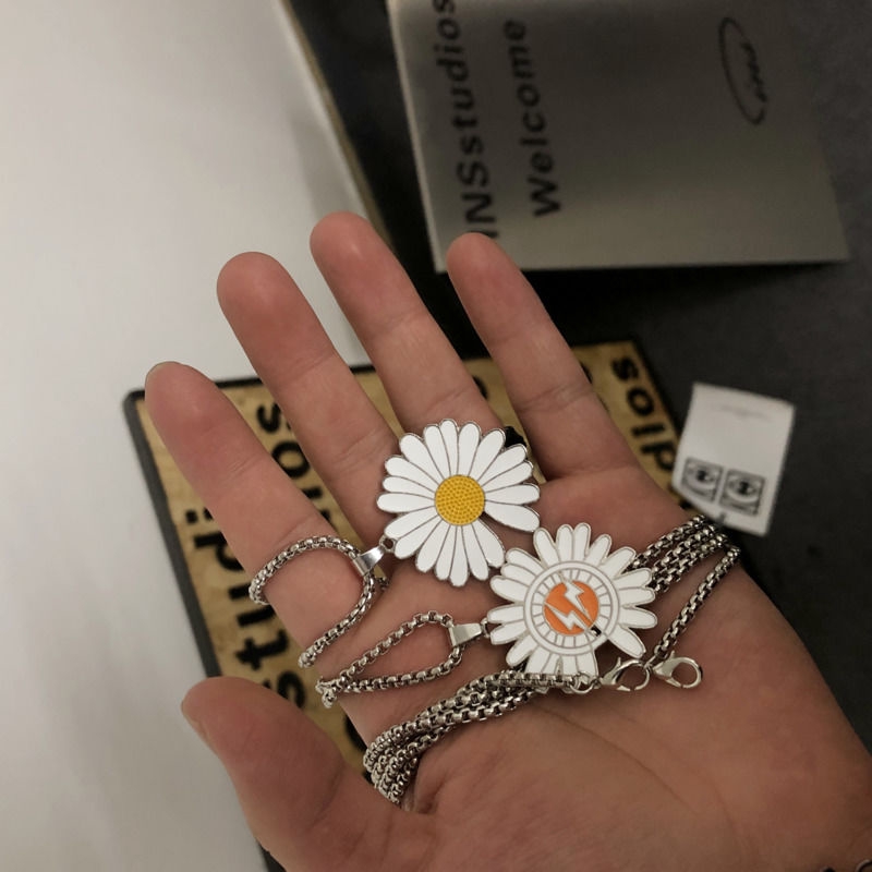 Dây Chuyền Mặt Hình Hoa Hướng Dương Phong Cách Harajuku 22194