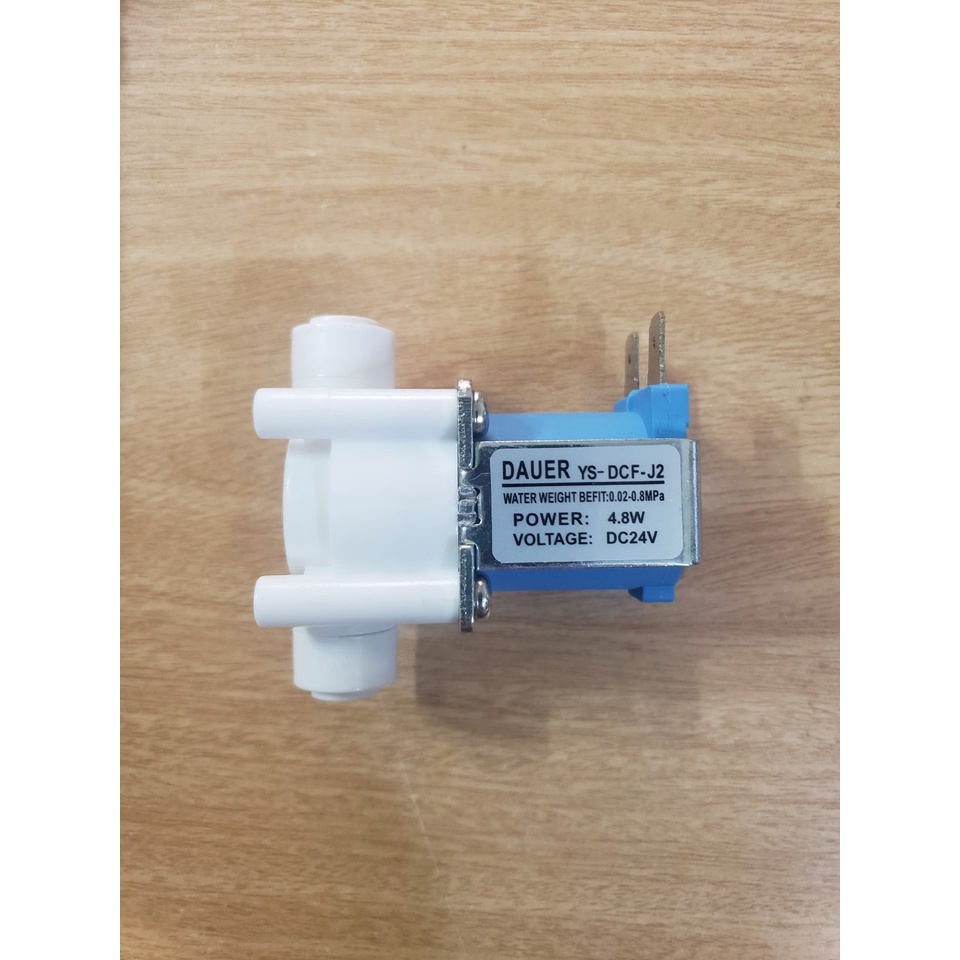 Van Điện Từ Máy Lọc Nước RO Dauer-24V-Kết Nối Dây 6mm (Nối Nhanh)