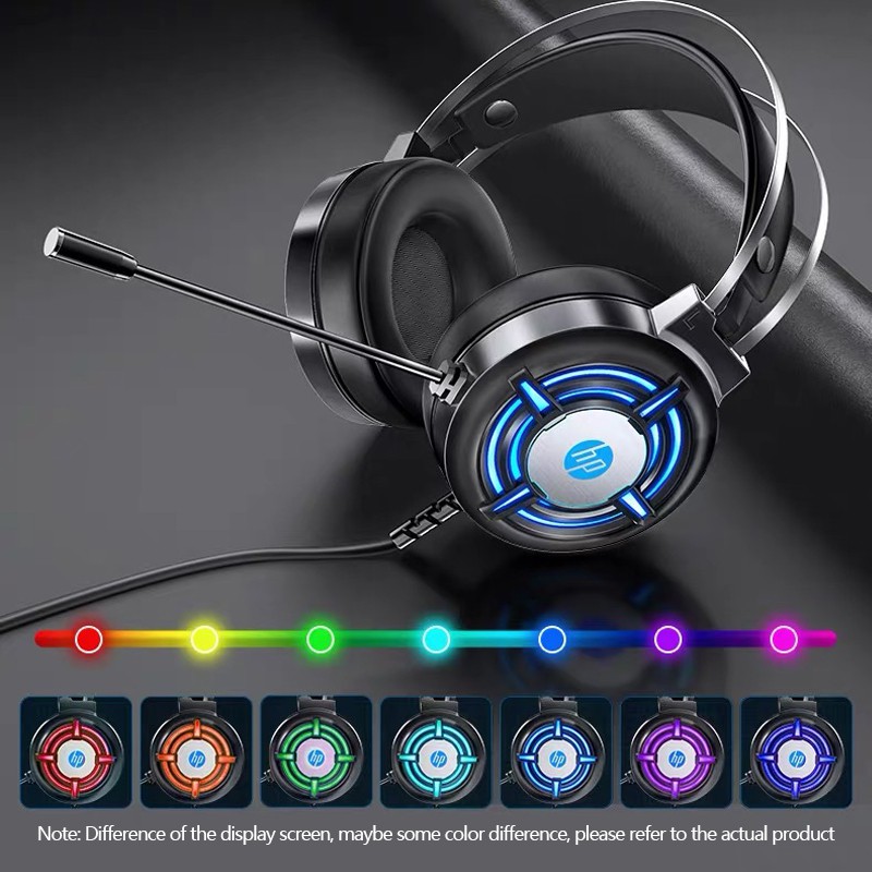 [Mã ELFLASH5 giảm 20K đơn 50K] Tai nghe gaming HP H120G led RGB - âm thanh stereo sống động (Đen) - HP DIGI phân phối | BigBuy360 - bigbuy360.vn