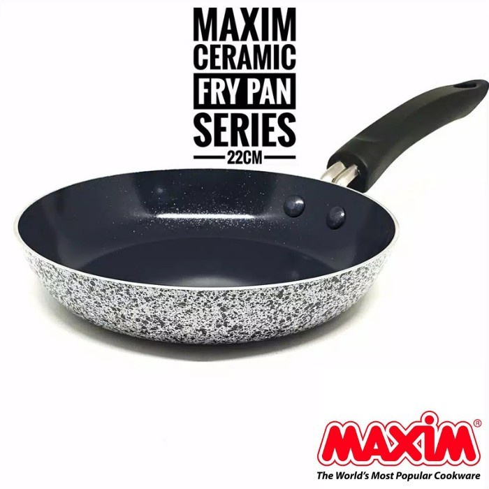 Chảo Chống Dính Bằng Gốm Sứ Vân Đá Cẩm Thạch Maxim 22cm
