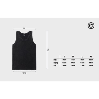 Áo ba lỗ Leninn Basic Tank Top nam nữ Unisex