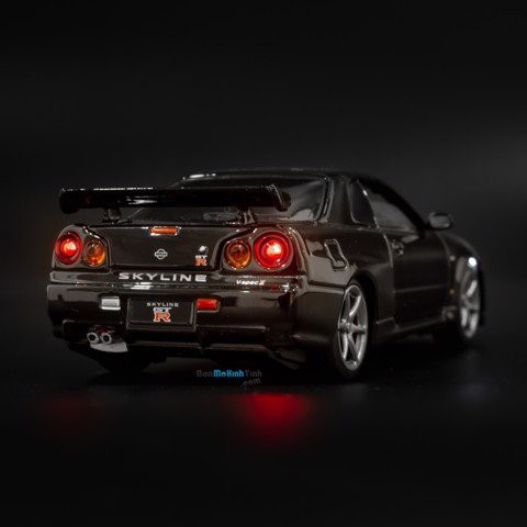 Mô hình xe Nissan Skyline GTR34 1:32 Jackiekim