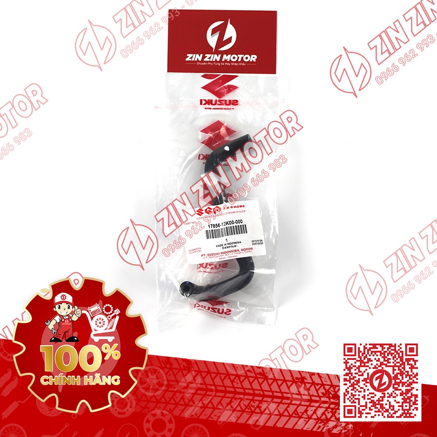 Ống Nước Số 6 - Satria FI, Raider FI, GSX R150, GSX S150, Bandit 150 - 17856-12K00-000 - Zin Zin Motor