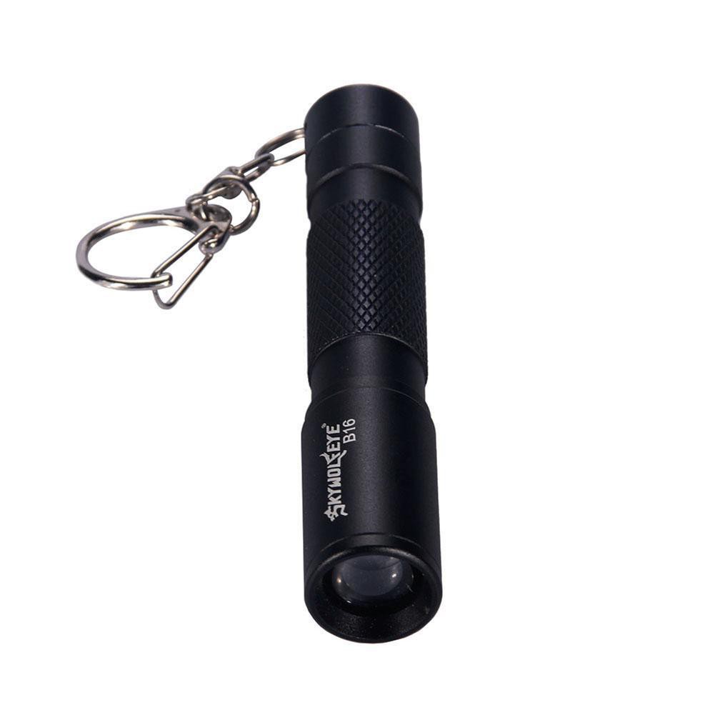 Đèn pin SKYWOLFEYE Q5 LED 200LM kích thước 9.0 cm * 1.6 cm * 9.0 cm có móc khóa tiện dụng | BigBuy360 - bigbuy360.vn