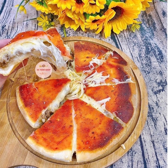 PIZZA CHICAGO NHÂN NHỒI PHOMAI NHIỀU VỊ - GẤP 3 PHOMAI [Ảnh thật/Hỏa tốc Hà Nội]